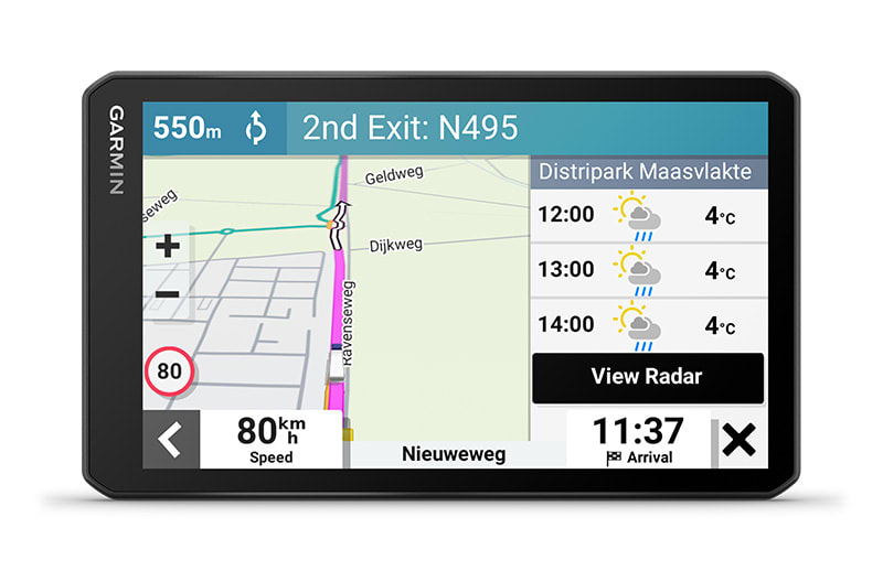 GARMIN GPS pour poids lourds 7 dēzl LGV710 avec info-trafic Europe  (010-02739-15)