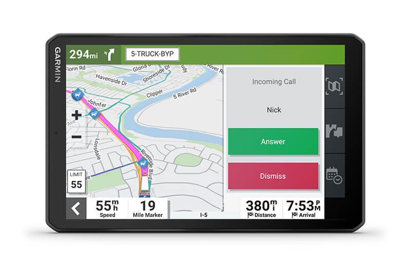 GARMIN GPS pour poids lourds 8 dēzl LGV810 avec info-trafic Europe  (010-02740-15)
