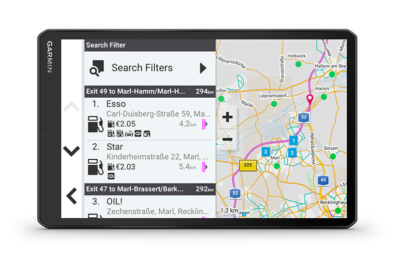 Gps poids-lourds dezl lgv 1010 - garmin - 10 - info trafic en temps réel -  Conforama