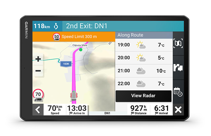 TomTom Trucker Vs Garmin Dezl OTR710 