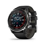 Descent Mk3i – 51 mm, ezüst-fekete PVD Titanium fekete-szürke szilikon szíjjal (ED XD)