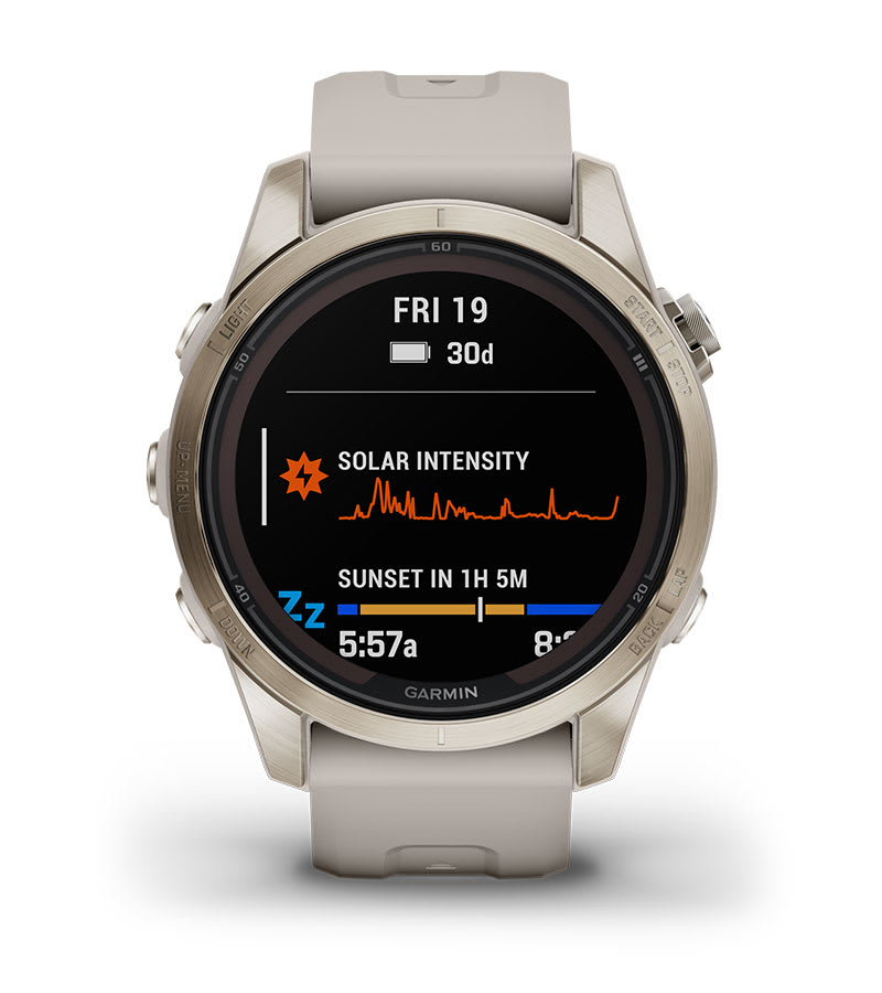 Garmin fenix 7S Pro Sapphire Solar GPS Smartwatch 42 mm Fiber