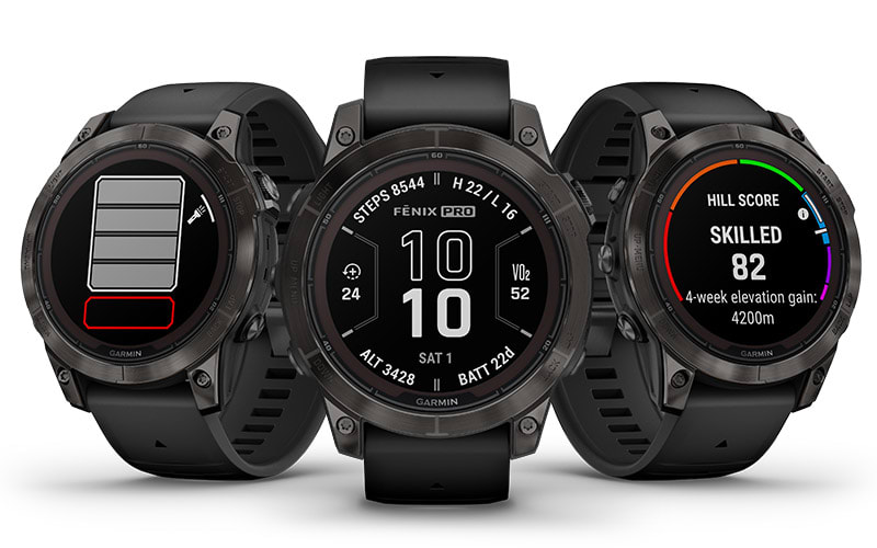  Garmin Fenix 7 Sapphire Solar, Smartwatch, with Solar Charging  Capabilities, Rugged Outdoor Watch with GPS, Touchscreen, Wellness  Features, Carbon Gray DLC Titanium with Black Band (Renewed) : Everything  Else