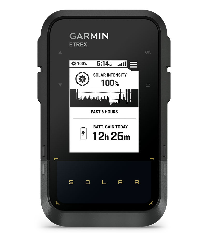 El nuevo eTrex Solar de Garmin un imprescindible para tener siempre batería