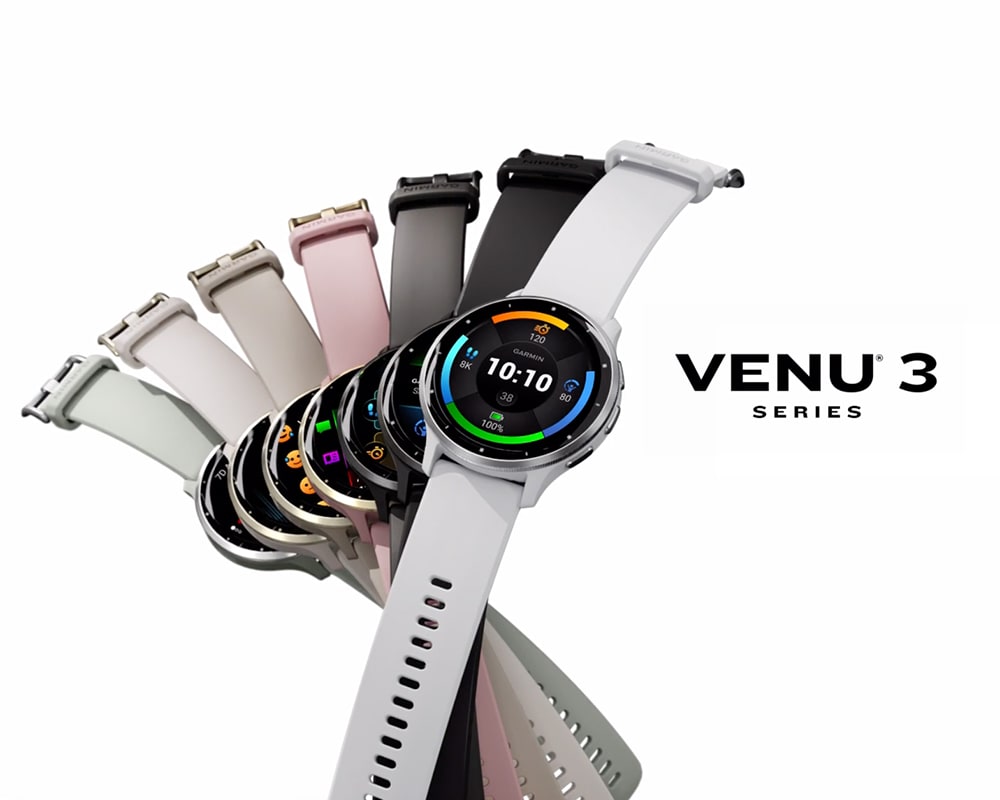 Garmin Venu 3S - Montre connectée GPS Sport et santé - Soft Gold avec  Bracelet Rose : : High-Tech