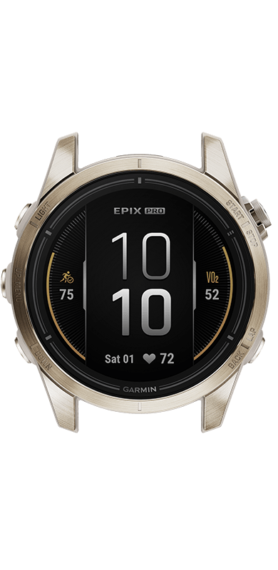 Garmin Epix Pro Gen.2 42mm Sapphire Titane Light Gold (Bracelet beige  sable) Beige