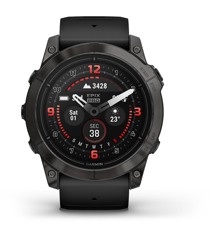 Gps watch with 2024 long battery life