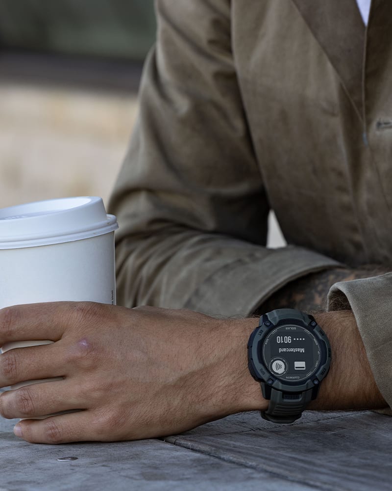 Garmin Instinct 2X Solar Rugged GPS Smartwatch, Graphite with Power Glass  Lens, LED Flashlight 