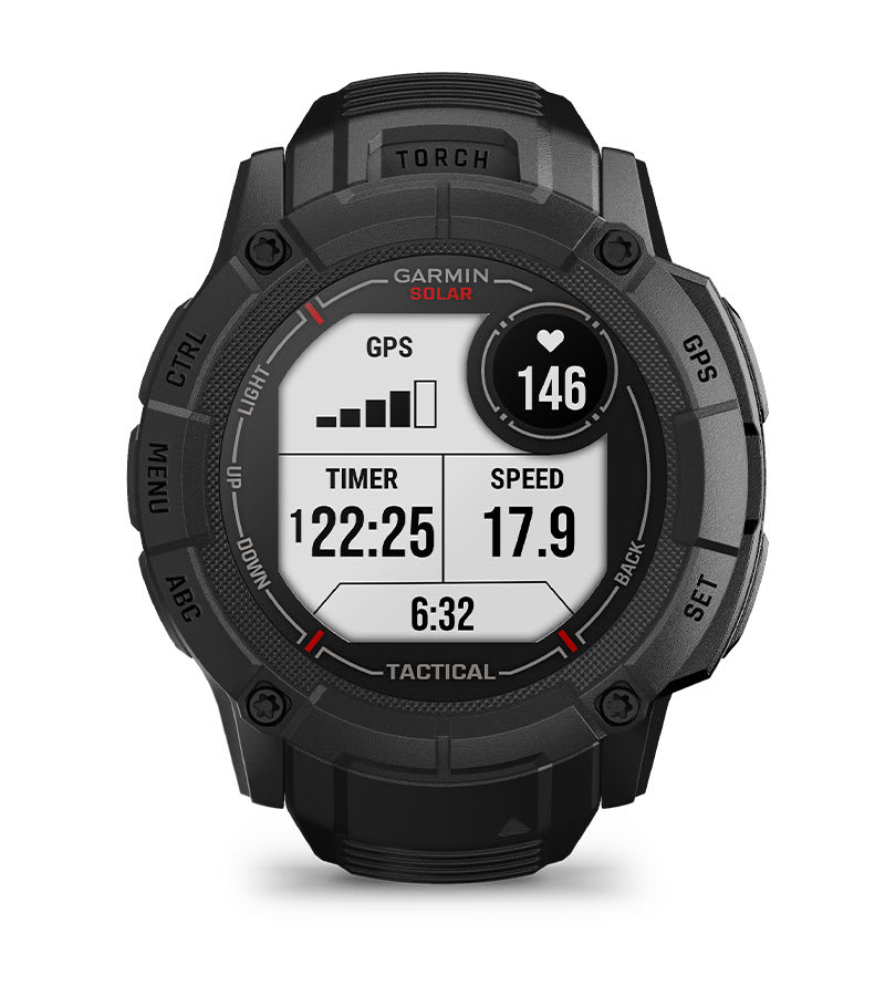 Garmin Instinct® 2X Solar - Tactical Edition | Rugged GPS Smartwatch