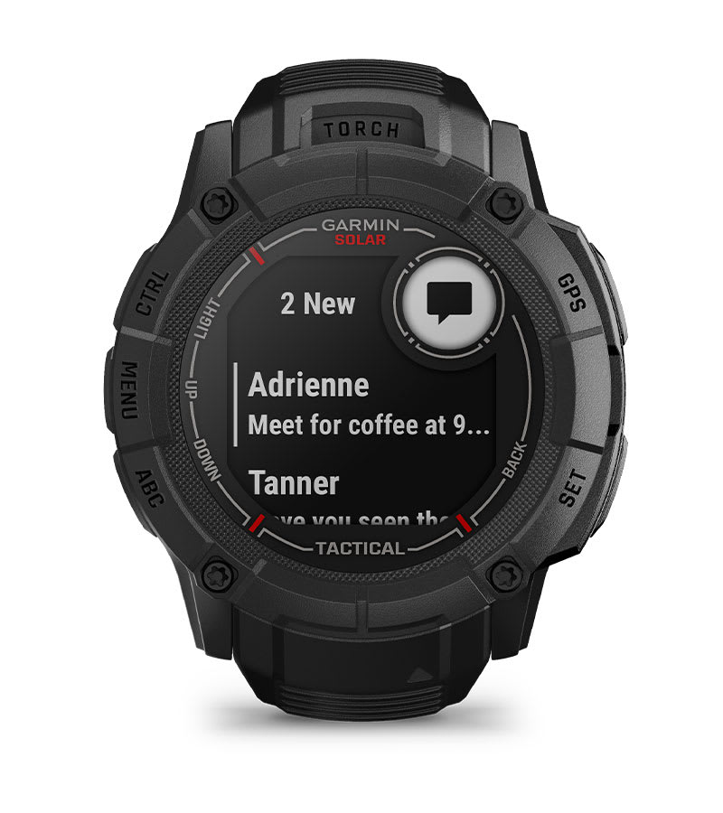 Garmin Instinct® 2X Solar - Tactical Edition | Rugged GPS Smartwatch