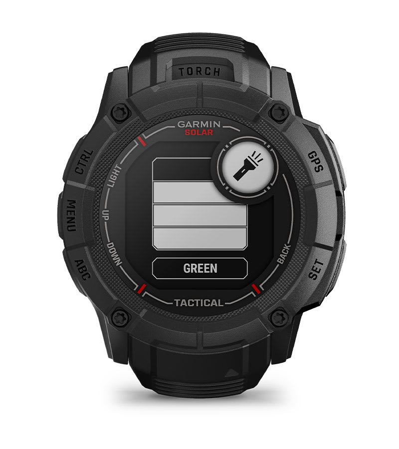 Garmin Instinct 2X Solar (Moss) Rugged GPS Smartwatch, Built-in  Flashlight, Multi-Band GNSS, Solar Charging, Bundle Screen Protectors &  Portable Charger