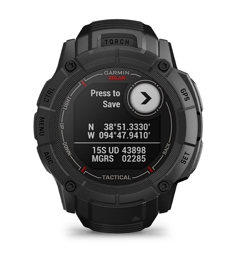 Garmin Instinct® 2X Solar - Tactical Edition | Rugged GPS Smartwatch