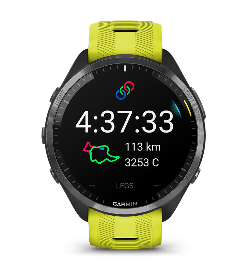 Garmin Forerunner 965 GPS Running Smartwatch AMOLED Yellow Titanium