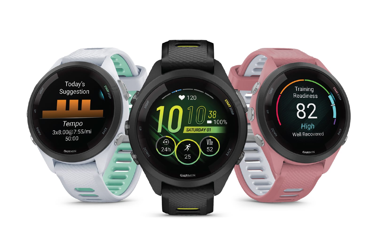 Garmin Forerunner 265 and Forerunner 265s Full Spec Sheets and High-res  Renders Surface Online - Gizmochina