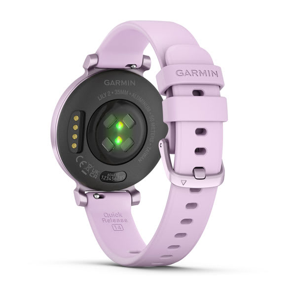 Garmin Lily 2, Small and Stylish Smartwatch, Hidden Display, Patterned  Lens, Up to 5 Days Battery Life, Lilac