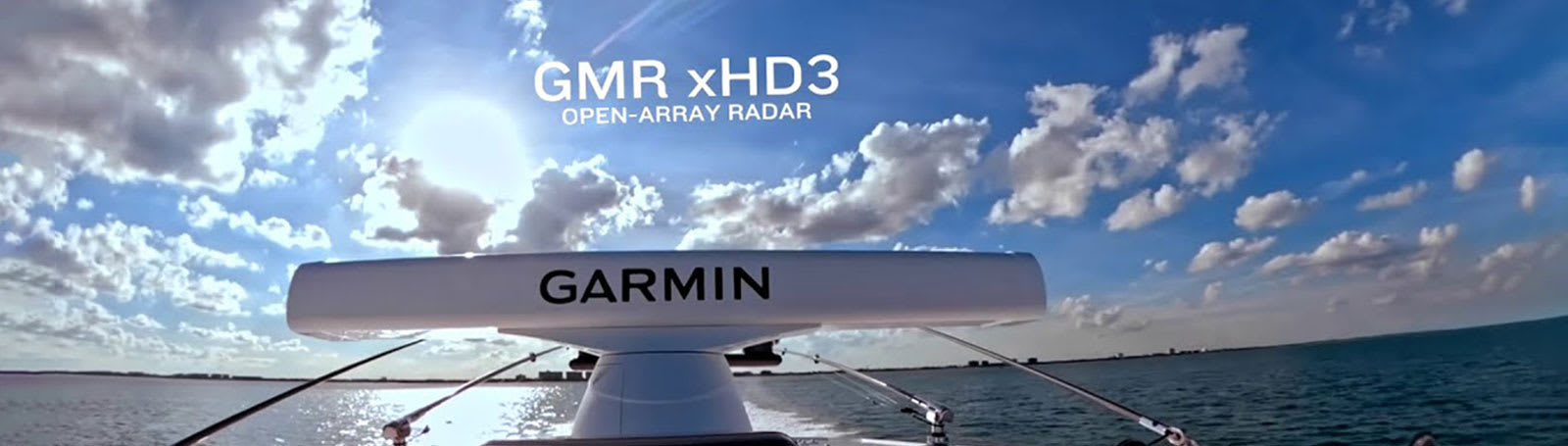 Garmin GMR 1234/1236 xHD3 atvirosios matricos radaras su pagrindu