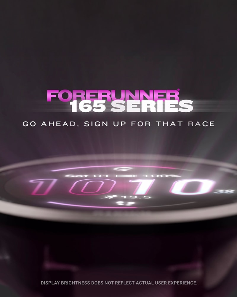 Forerunner® 165 Music  Reloj de running con música