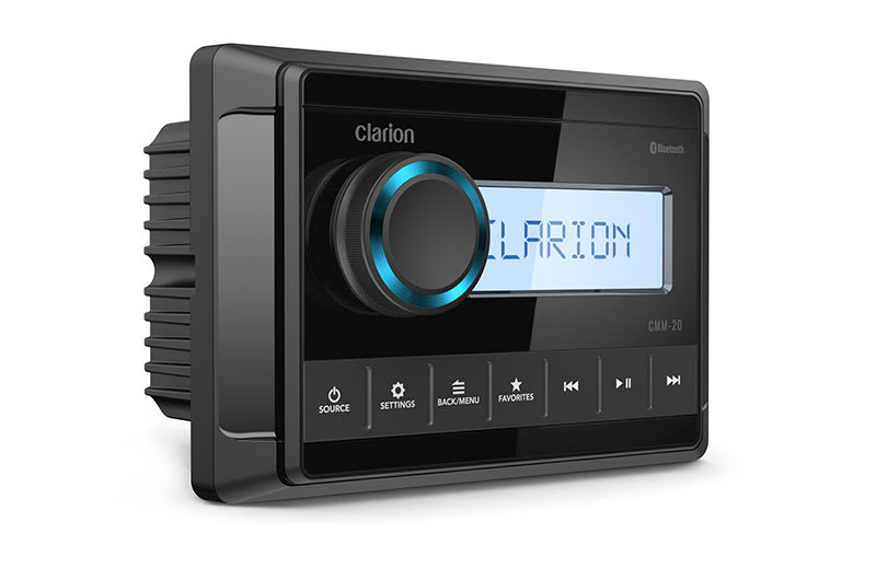 Play local radio stations with a built-in AM/FM tuner, or ge