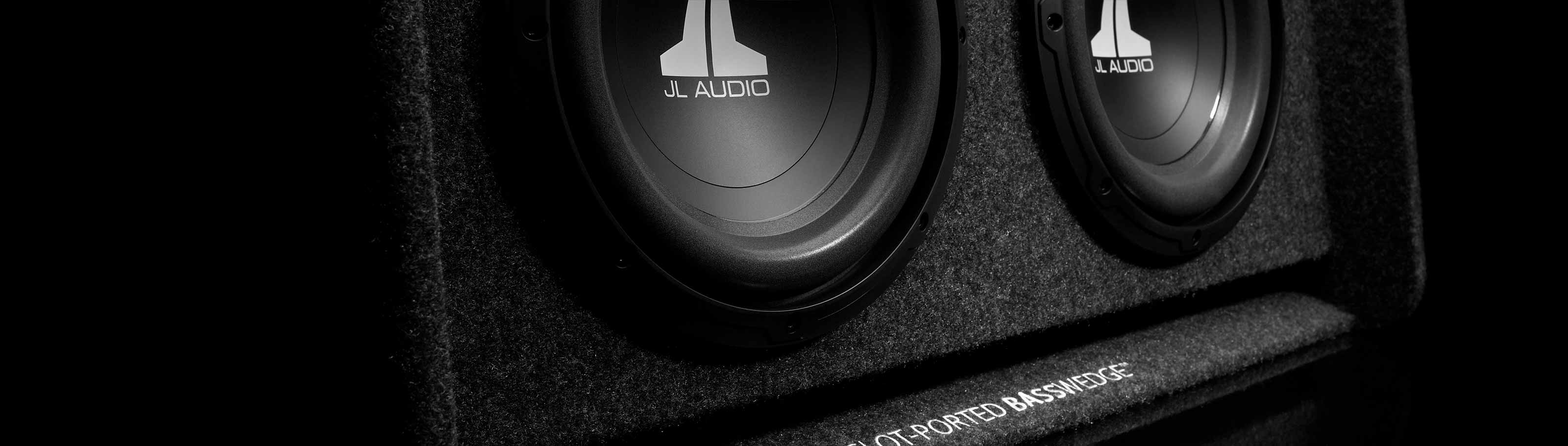 JL Audio BassWedge Enclosed Car Subwoofer | Audio | Garmin JL Audio BassWedge Enclosed Car Subwoofer | Audio | Garmin