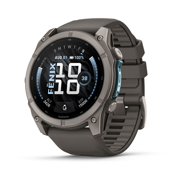 Garmin fēnix 9 51 mm watch face and physical controls for recreational scuba diving