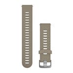 Óraszíj 20 mm homokkő szilikon, rozsdamentes csat (Quick Release) Forerunner 645