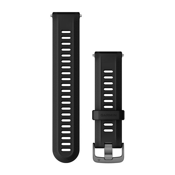 Watch Bands (Forerunner® 955), Black with Slate Hardware