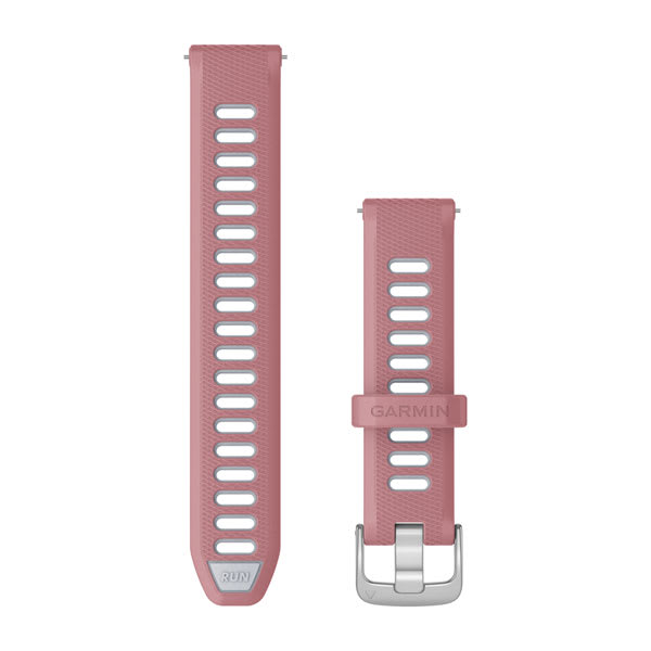 Quick Release Bands (18 mm), Pink/Whitestone with Silver Hardware