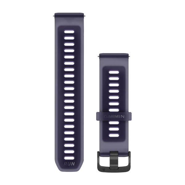Quick Release Bands (22 mm), Translucent Imperial Purple/Indigo with Slate Hardware