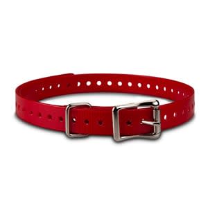 Garmin Brand 3/4" Replacement Dog Collar Strap Red or Black 10 Pack 