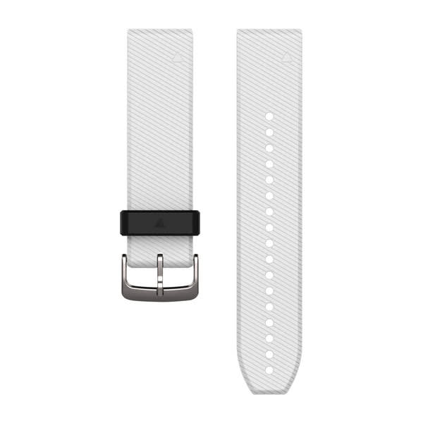 QuickFit® 22 Watch Bands, White Silicone