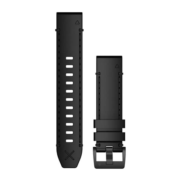 QuickFit® 22 Watch Straps, Genuine Horween® Leather Strap – Black