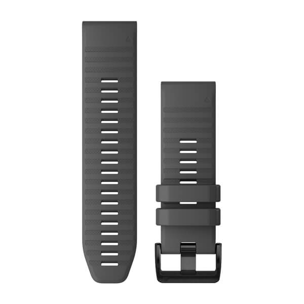 QuickFit® 26 Watch Bands, Slate Gray Silicone