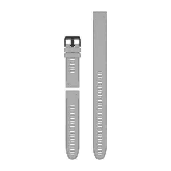 QuickFit® 26 Watch Bands, Powder Gray Silicone (3-piece Dive Set)