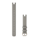 Óraszíj Lily™ Bands (14 mm), Braloba Gray Leather with Cream Gold Hardware (Large)