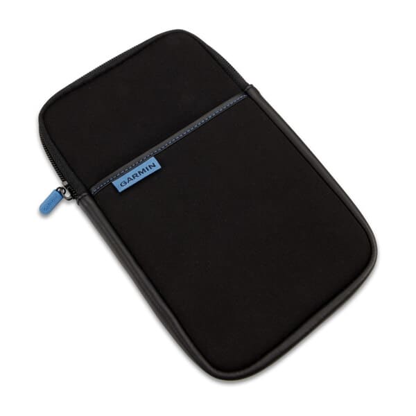 DURAGADGET Black Protective Hard Case with Mesh Storage Pocket Camper 890 8 Inch Sat Navs Dezl LGV800 Compatible with Garmin DriveSmart 86 