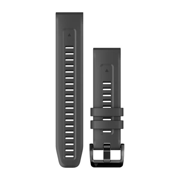 QuickFit® 22 Watch Bands, Graphite Silicone