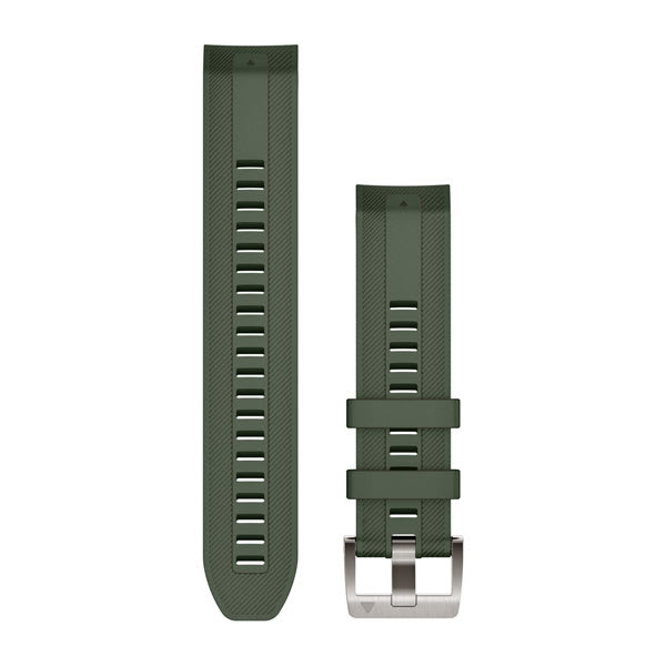 QuickFit® 22 Watch Straps, Pine Green Silicone Strap