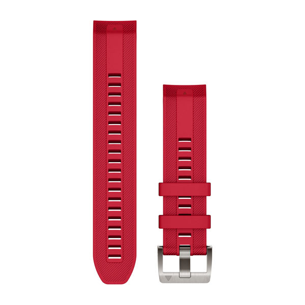 QuickFit® 22 Watch Straps, Plasma Red Silicone Strap