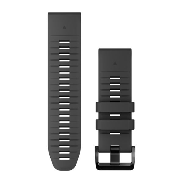QuickFit® 26 Watch Bands, Graphite Silicone