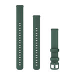 Óraszíj Lily 2 14mm szilikon, jáspis-zöld, zöld csattal (110-175mm)