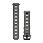 Óraszíj 22 mm Watch Bands (Instinct® E – 45 mm), Charcoal Silicone