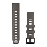 Óraszíj 22 mm szilikon kavicsszürke/ezüstszürke (QuickFit) Fenix 9 Pro
