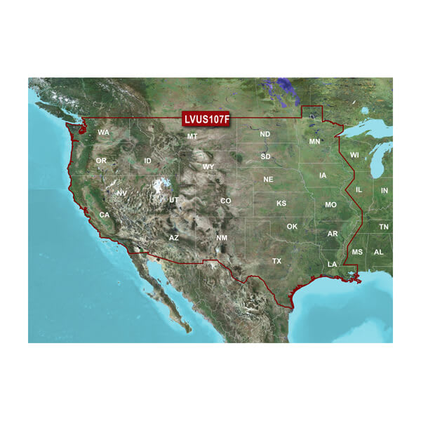 U.S., West Inland Maps