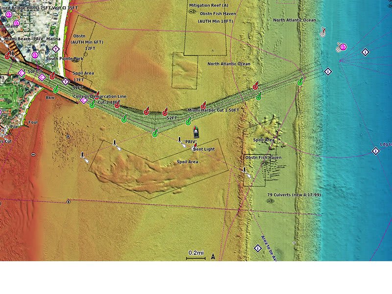 Garmin Navionics Vision+ Baltijos jūros rytinės pakrantės žemėlapiai