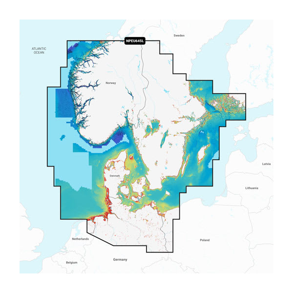 Garmin - Navionics Marine Charts | Scandinavia, South & Germany, North