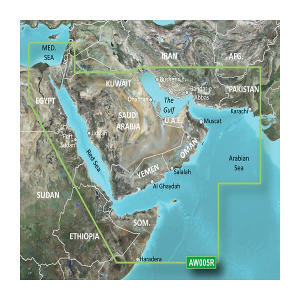 The Gulf and Red Sea Coastal Charts | Garmin