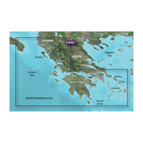 crear carpeta logo Greece West Coast and Athens Charts | Garmin | Garmin
