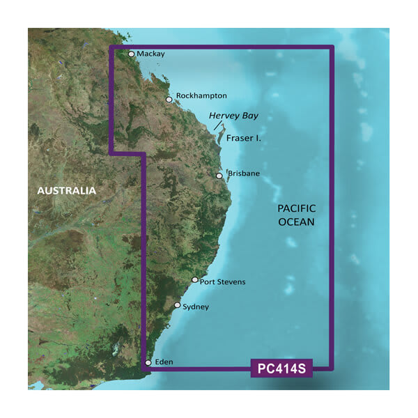 Australia, Mackay to Twofold Bay Coastal Charts | Garmin