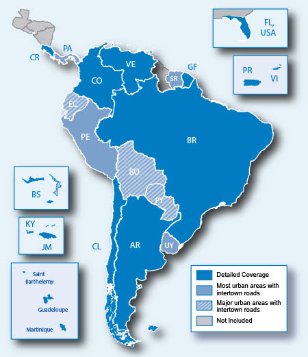 City Navigator® South America | Garmin