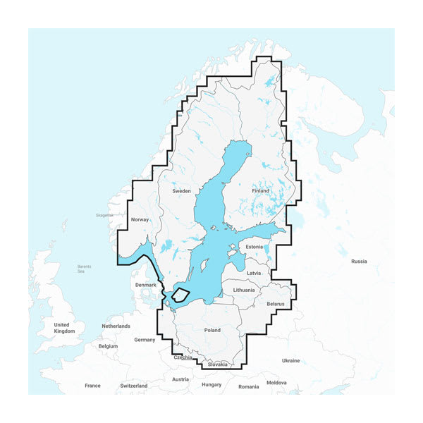 Navionics® Boating App - Baltic Sea - Marine Charts
